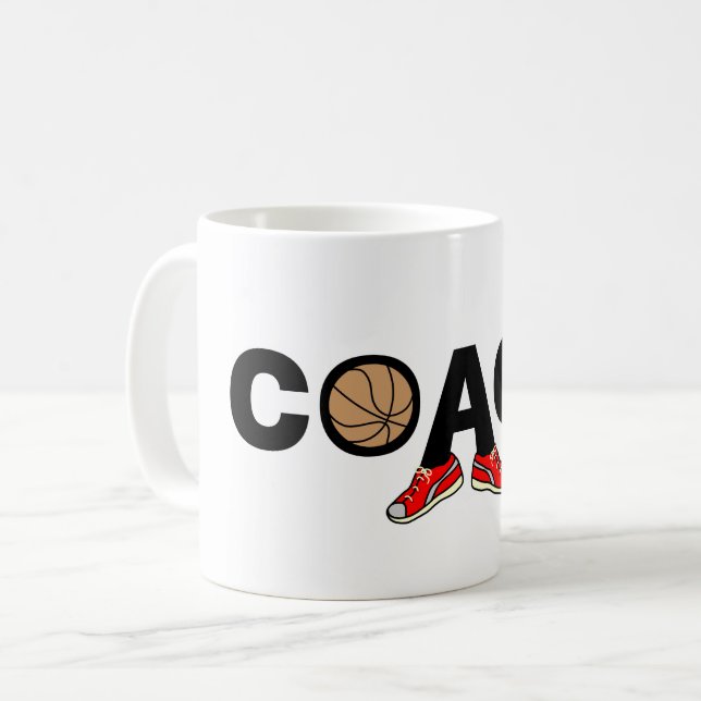 Basketball Coach Kaffemugg (Framsida vänster)