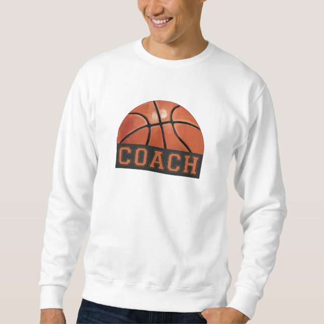 Basketball Coach Långärmad Tröja (Framsida)
