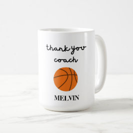 Basketball Coach Mugg, Sports Gift, Tack Gift Kaffemugg