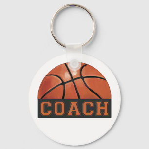 Basketball Coach Nyckelring
