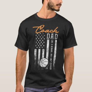 Basketball Coach Pappa som en vanlig Pappa-kylare T Shirt