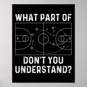 Basketball Coach-Roligt... vad det är för del av a Poster