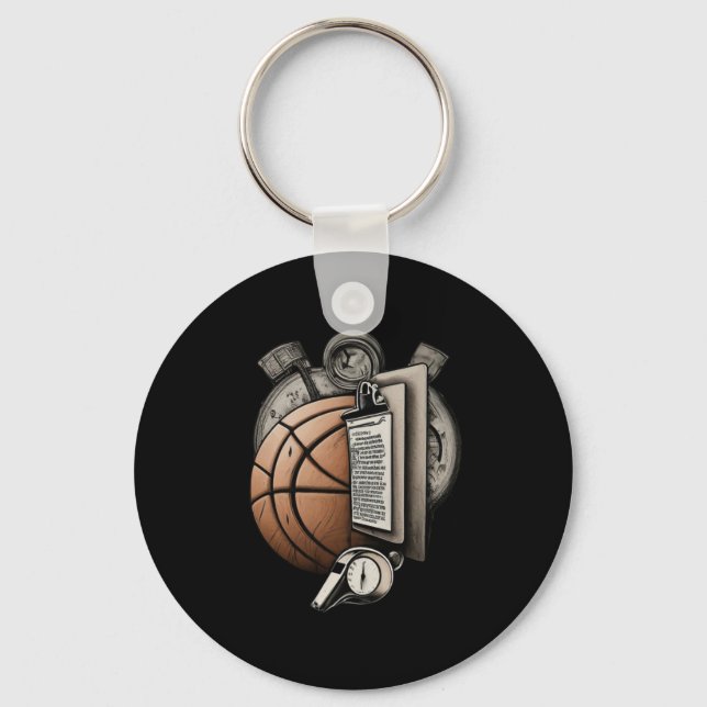 Basketball Coach - S Nyckelring (Framsida)