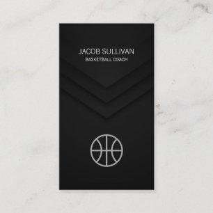 Basketball Coach Scout Professionell Sports Visitkort