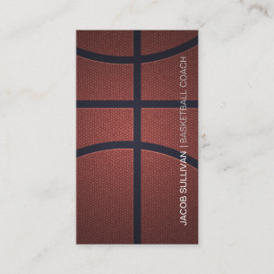 Basketball Coach Scout Professionell Sports Visitkort