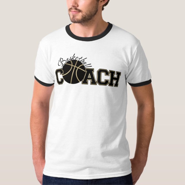 Basketball Coach Shirt Tee Shirt (Framsida)