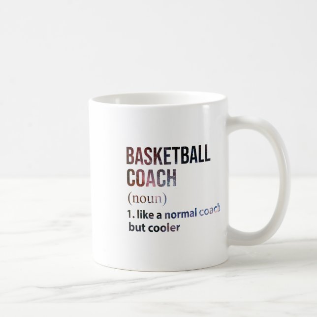 Basketball coach som en normal coach men Cooler Ga Kaffemugg (Höger)