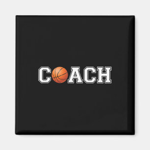 Basketball Coach Sports Tränar personalchef Coach Magnet