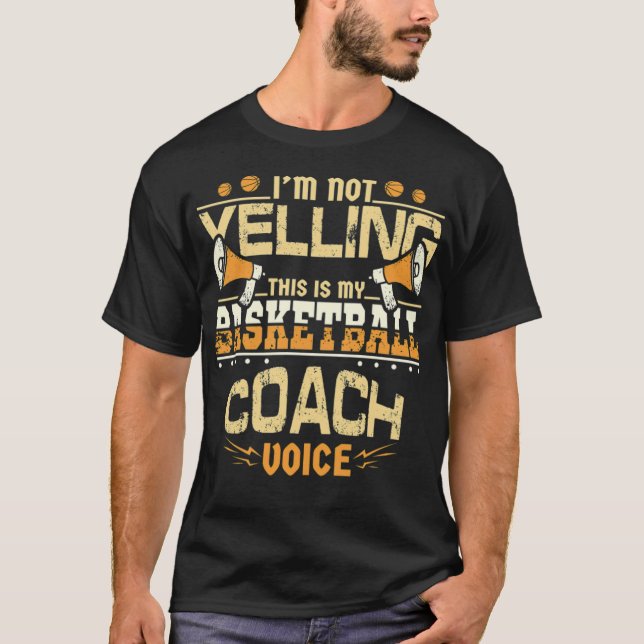 Basketball Coach-teamets gåva T Shirt (Framsida)