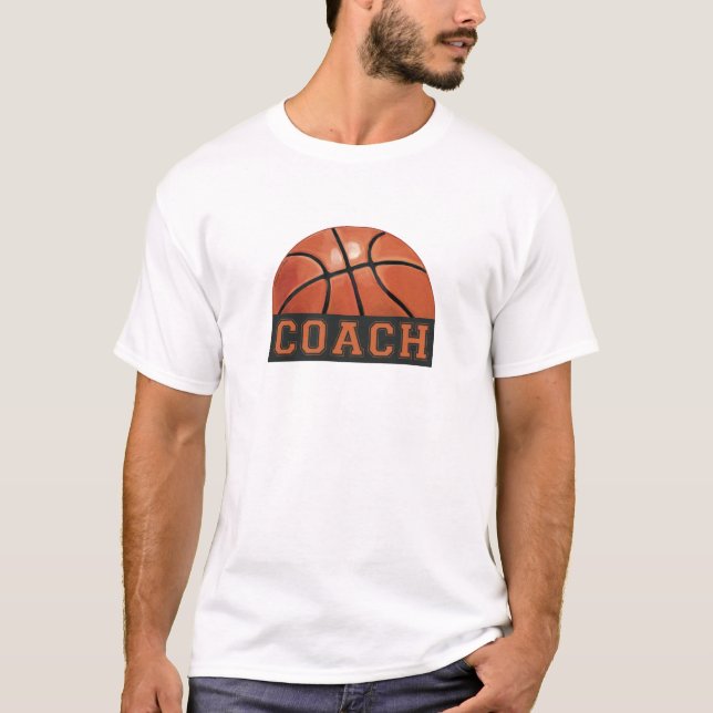 Basketball Coach Tee Shirt (Framsida)