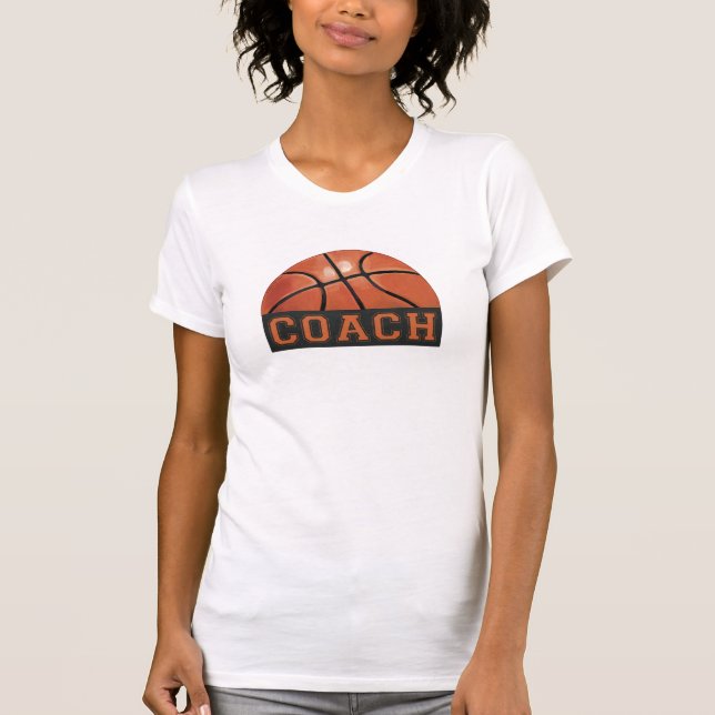 Basketball Coach Tee Shirt (Framsida)