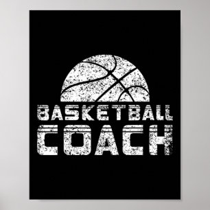 Basketball Coach Tränar Basketballer Trainer Poster