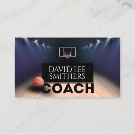 Basketball Coach Visitkort