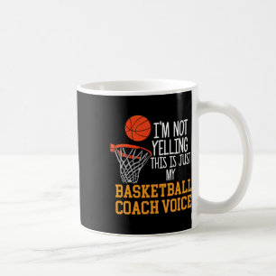 Basketball Coach Voice Kaffemugg
