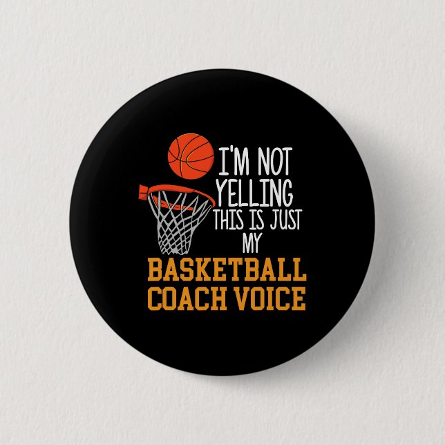Basketball Coach Voice Knapp (Framsida)