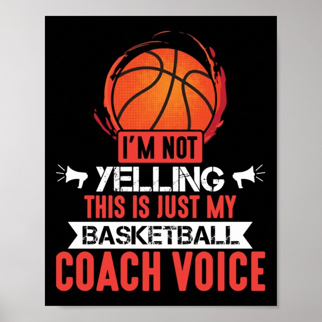 Basketball Coach Voice Poster (Framsidan)