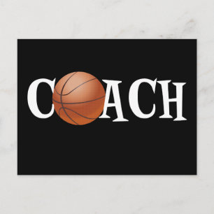 Basketball Coach Vykort