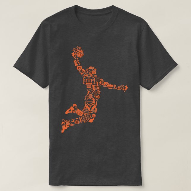 Basketball Collage T Shirt (Design framsida)