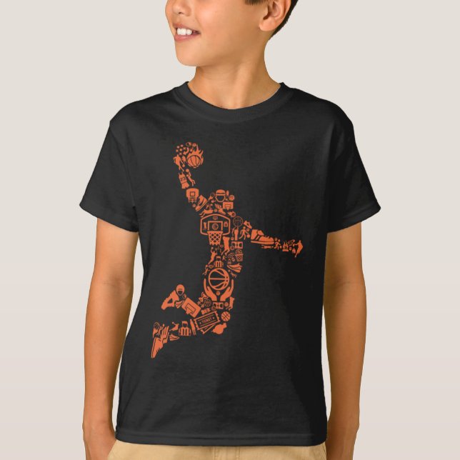 Basketball Collage T Shirt (Framsida)
