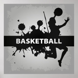 Basketball Coola Illustration Poster