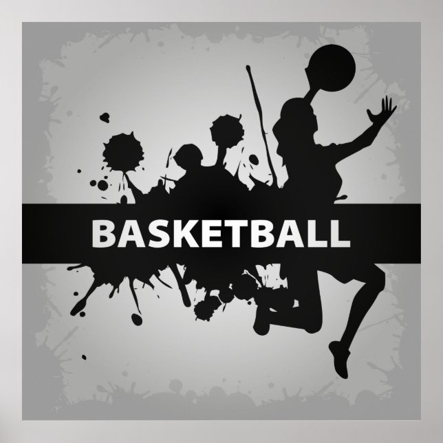 Basketball Coola Illustration Poster (Framsidan)