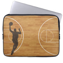 Basketball Court Boy Laptop sleeve