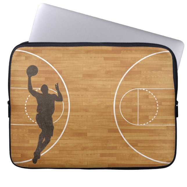 Basketball Court Boy Laptop sleeve (Framsidan)