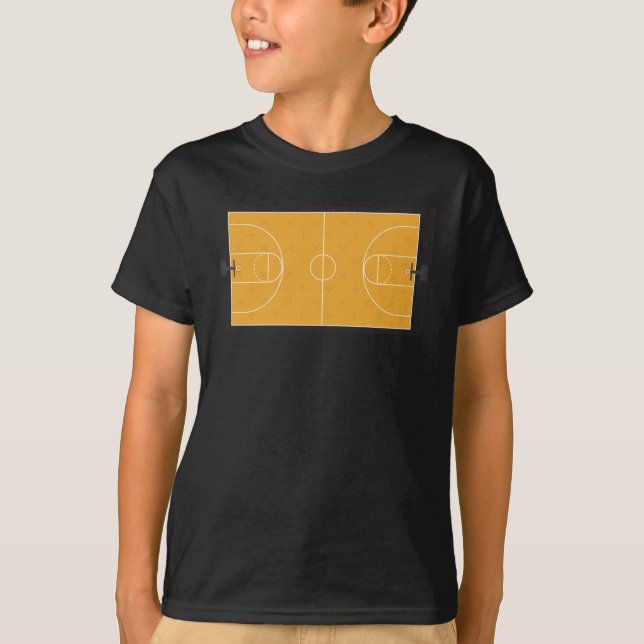 Basketball Court T Shirt (Framsida)