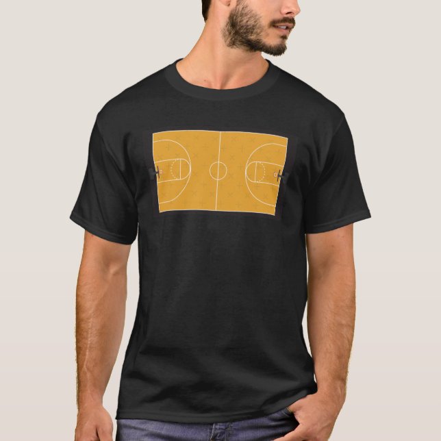 Basketball Court T Shirt (Framsida)