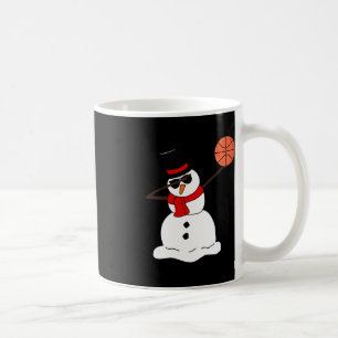Basketball Dabbing Snögubbe Light Julbasketb Kaffemugg