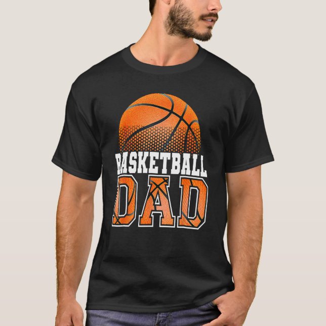 Basketball Dad Father s Day 2023 Dad Life Mens Gra T Shirt (Framsida)