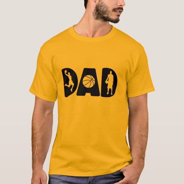 Basketball Dad  T Shirt (Framsida)