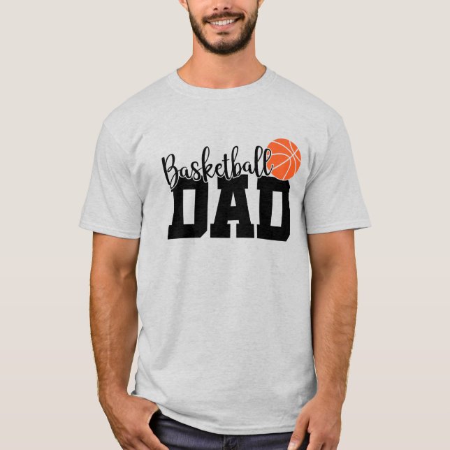 Basketball  Dad  T Shirt (Framsida)