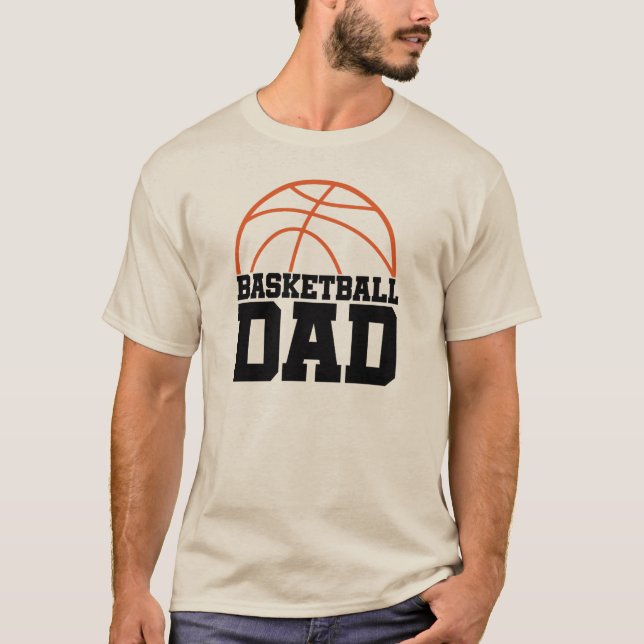 Basketball  Dad  T Shirt (Framsida)