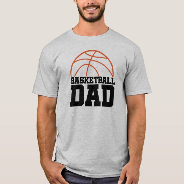 Basketball  Dad  T Shirt (Framsida)