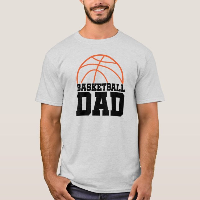 Basketball  Dad  T Shirt (Framsida)