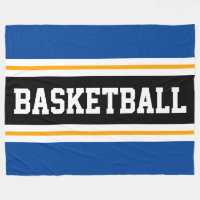 BASKETBALL Deep Blue Black Gult Tävla Rand