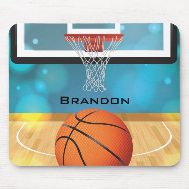 Basketball Design Mousepad Musmatta (Framsidan)