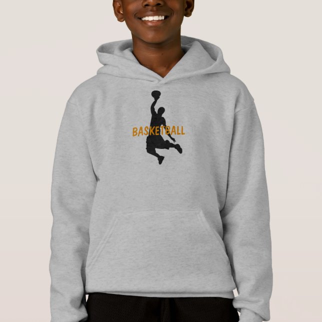 Basketball Design Shirt Hoodie T-shirt (Framsida)