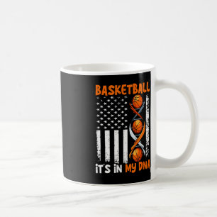 Basketball Det är In-My DNA Roligt Player tränings Kaffemugg