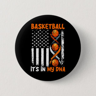 Basketball Det är In-My DNA Roligt Player tränings Knapp