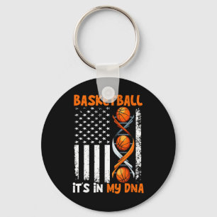 Basketball Det är In-My DNA Roligt Player tränings Nyckelring