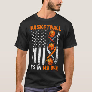 Basketball Det är In-My DNA Roligt Player tränings T Shirt