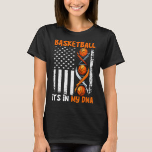 Basketball Det är In-My DNA Roligt Player tränings T Shirt