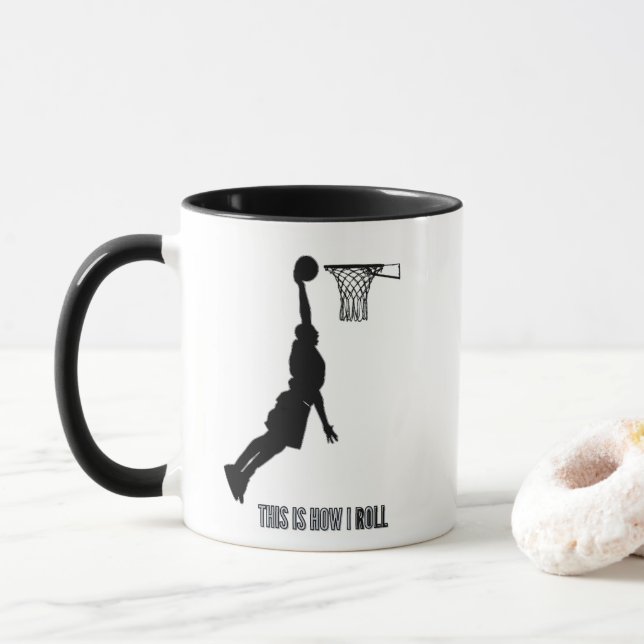 Basketball Det här är hur jag Tonåring Kids Boys Mugg (Med munk)