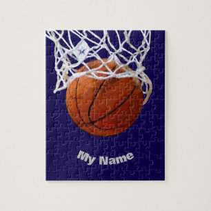 Basketball Ditt Namn Pussel