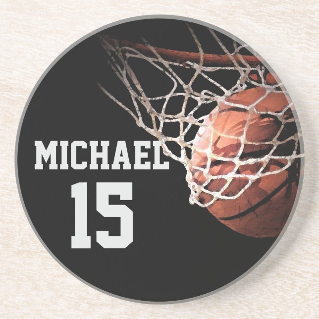 Basketball Ditt Namn Underlägg (Framsidan)