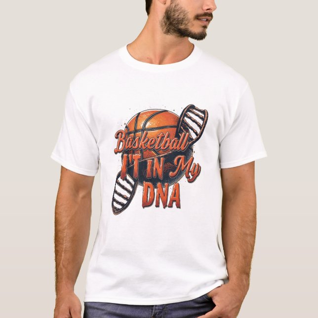 Basketball-DNA T Shirt (Framsida)