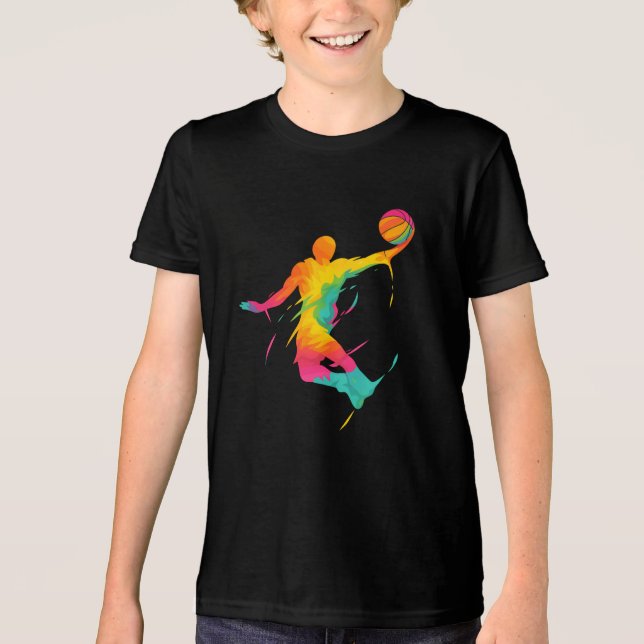 Basketball Dunk T Shirt (Framsida)