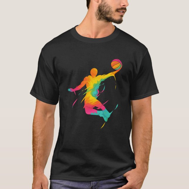Basketball Dunk T Shirt (Framsida)